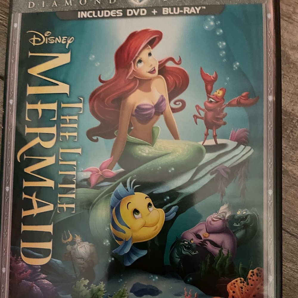 The little mermaid, DVD and Blu-ray